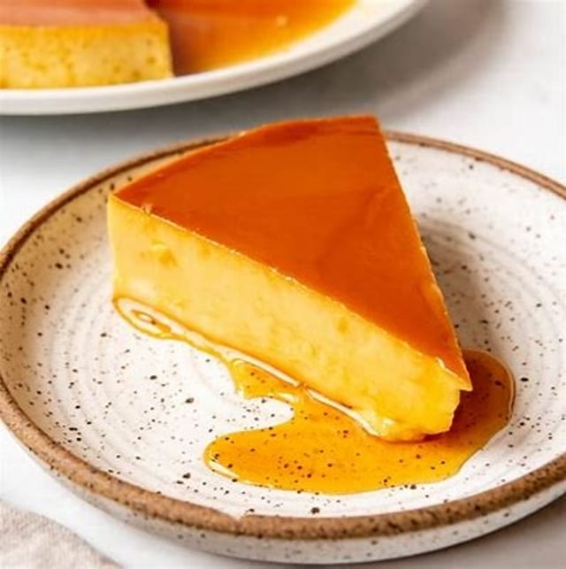 Flan Con Cafe.