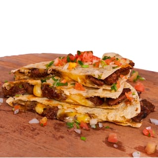 Quesadilla Con Guisado (Rice, Beans, and Cheese Only)