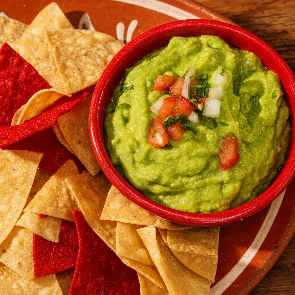 Chips and Guacamole.