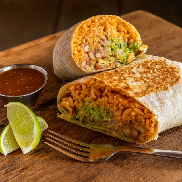 Burrito (Rice, Beans, and Cheese Only).